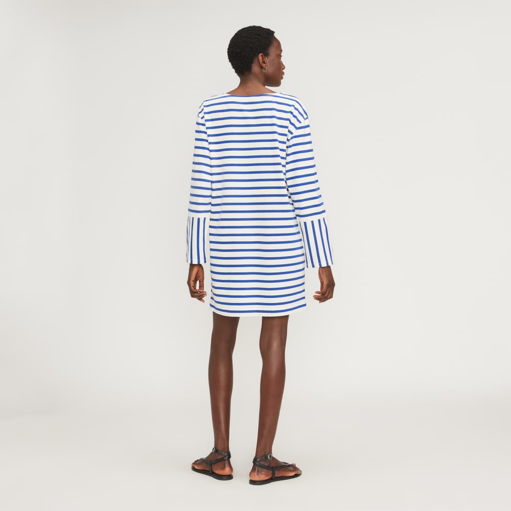The Mariner Dress | Canvas Tan / Mazarine Blue - Image 3