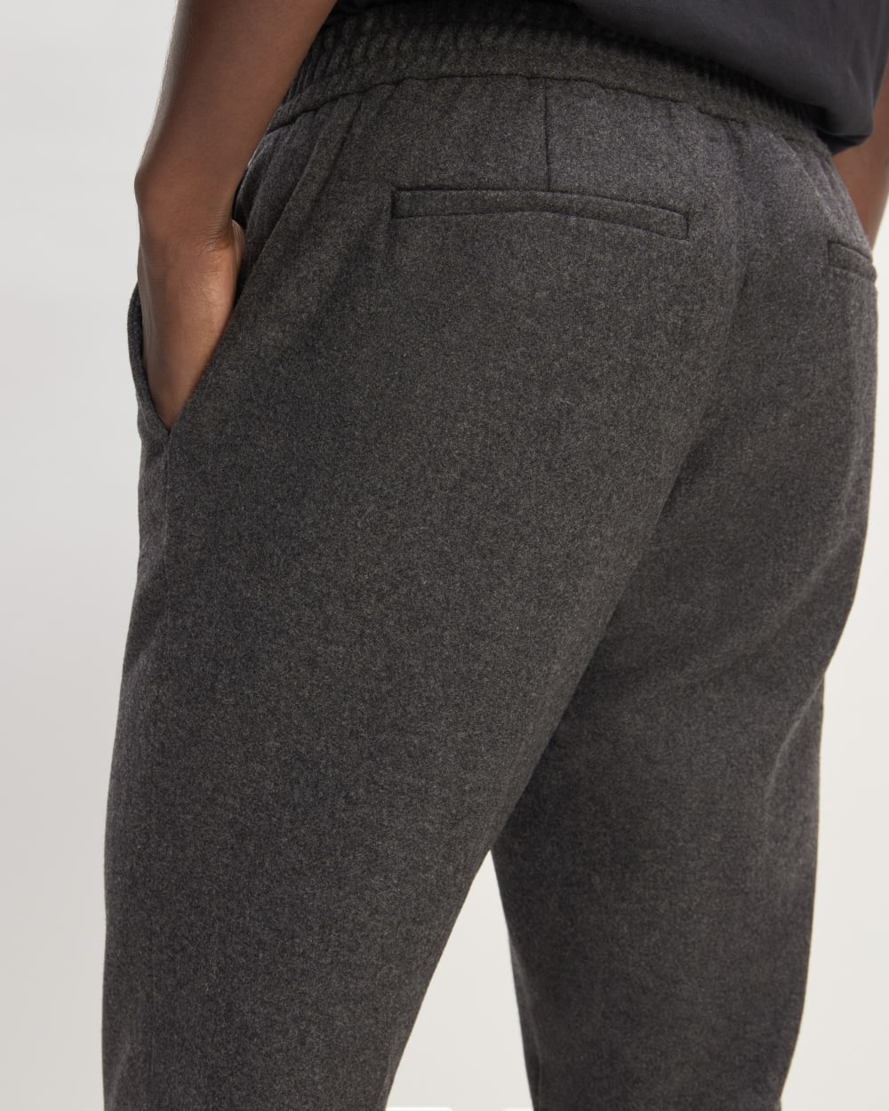 The Wool Flannel Pant | Heather Charcoal - Image 5