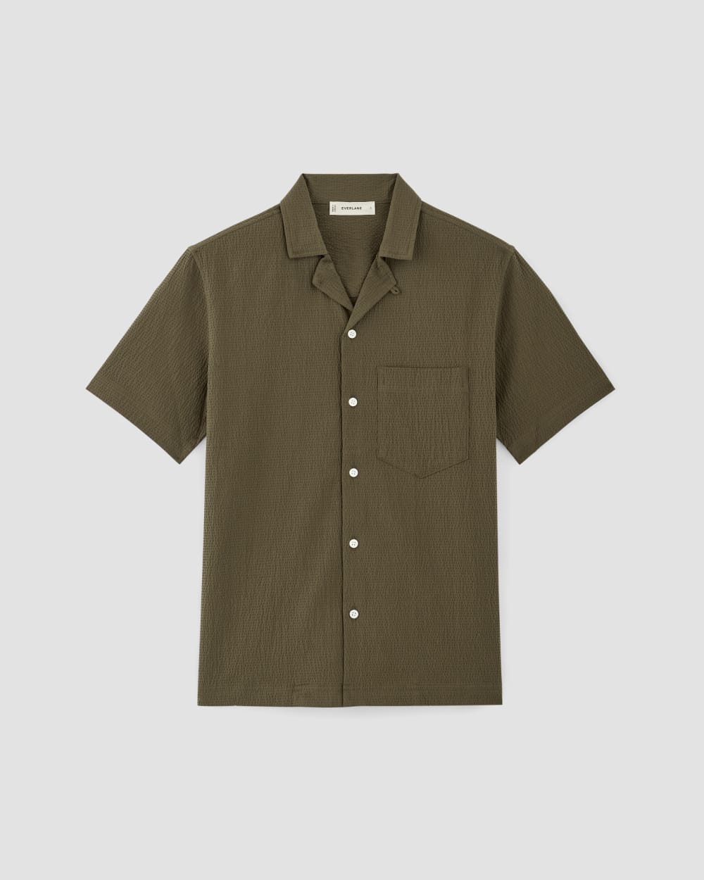 The Seersucker Short-Sleeve Shirt | Beech - Image 2