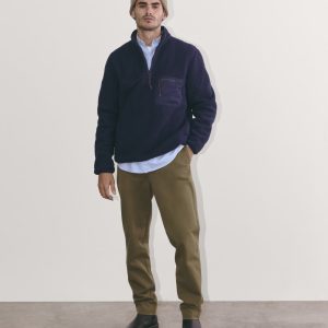 The Teddy Quarter-Zip Fleece | Navy