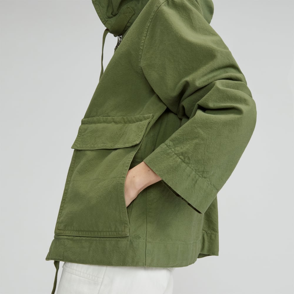 The Canvas Organic Cotton Anorak | Forest Green - Image 5