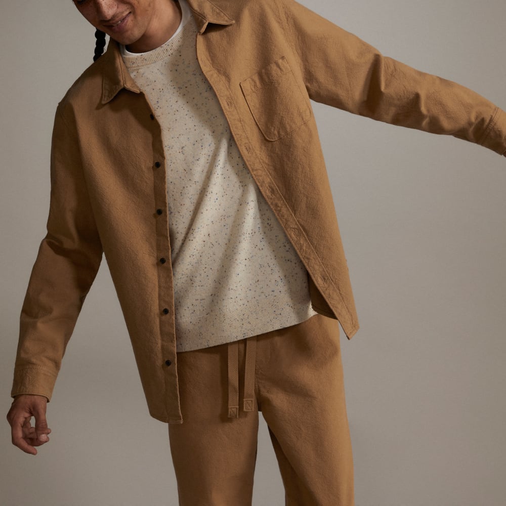 The Canvas Organic Cotton Drawstring Pant | Cappuccino - Image 8