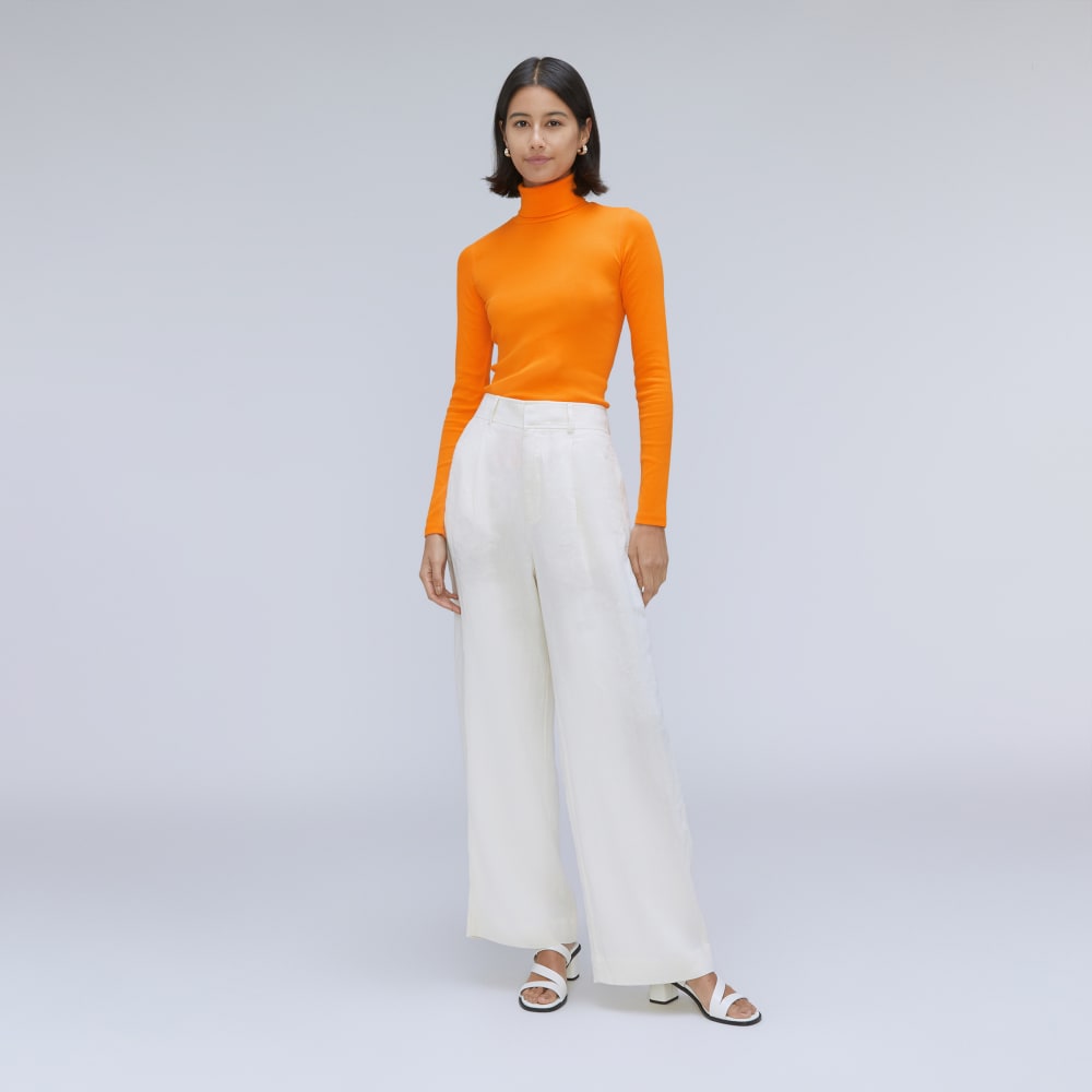 The Luxe Micro-Rib Turtleneck | Turmeric - Image 6