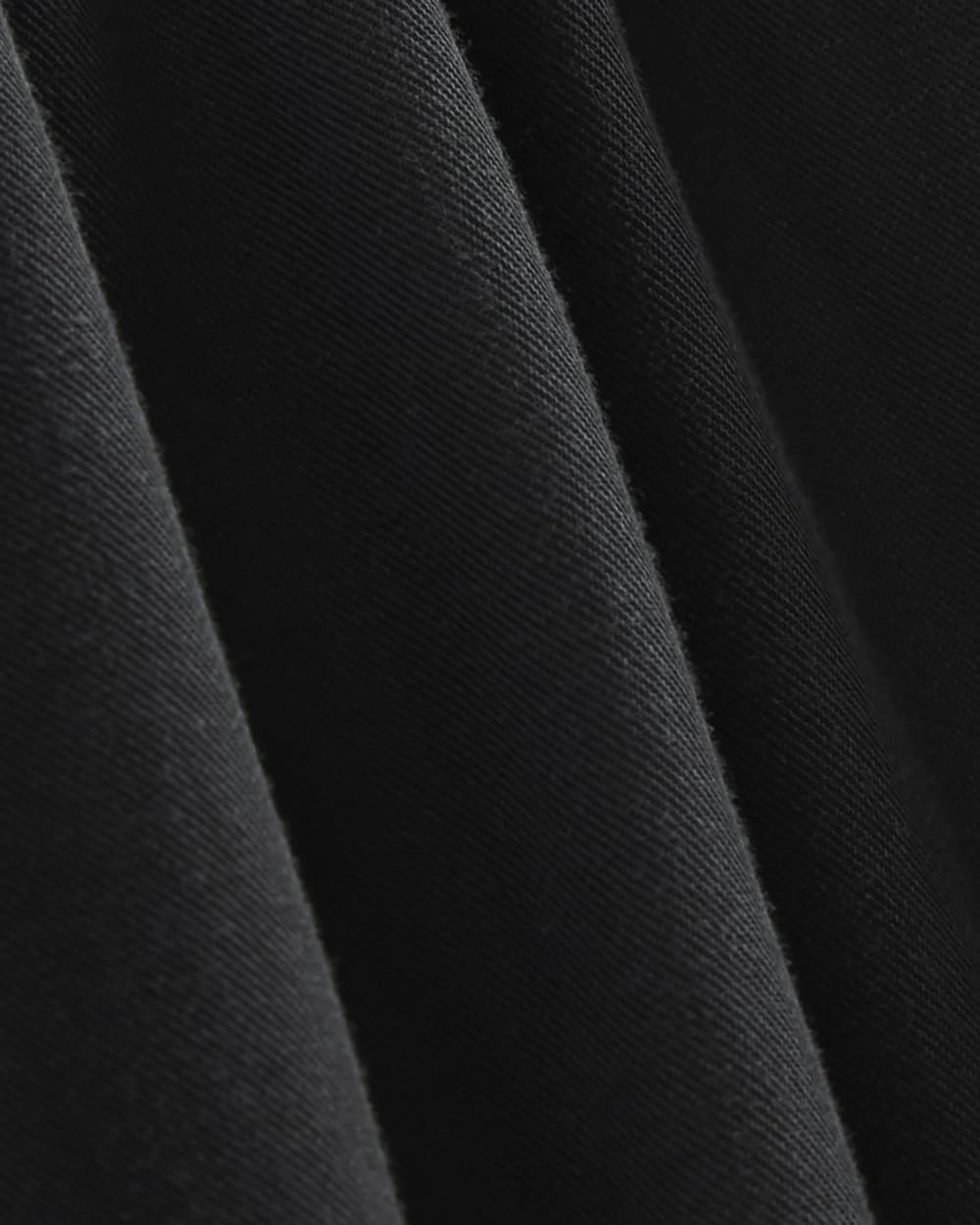 The Pleated Slip Dress in Butterlite | Black - Image 5