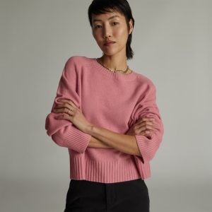 The Cashmere Boxy Crew | Bubblegum