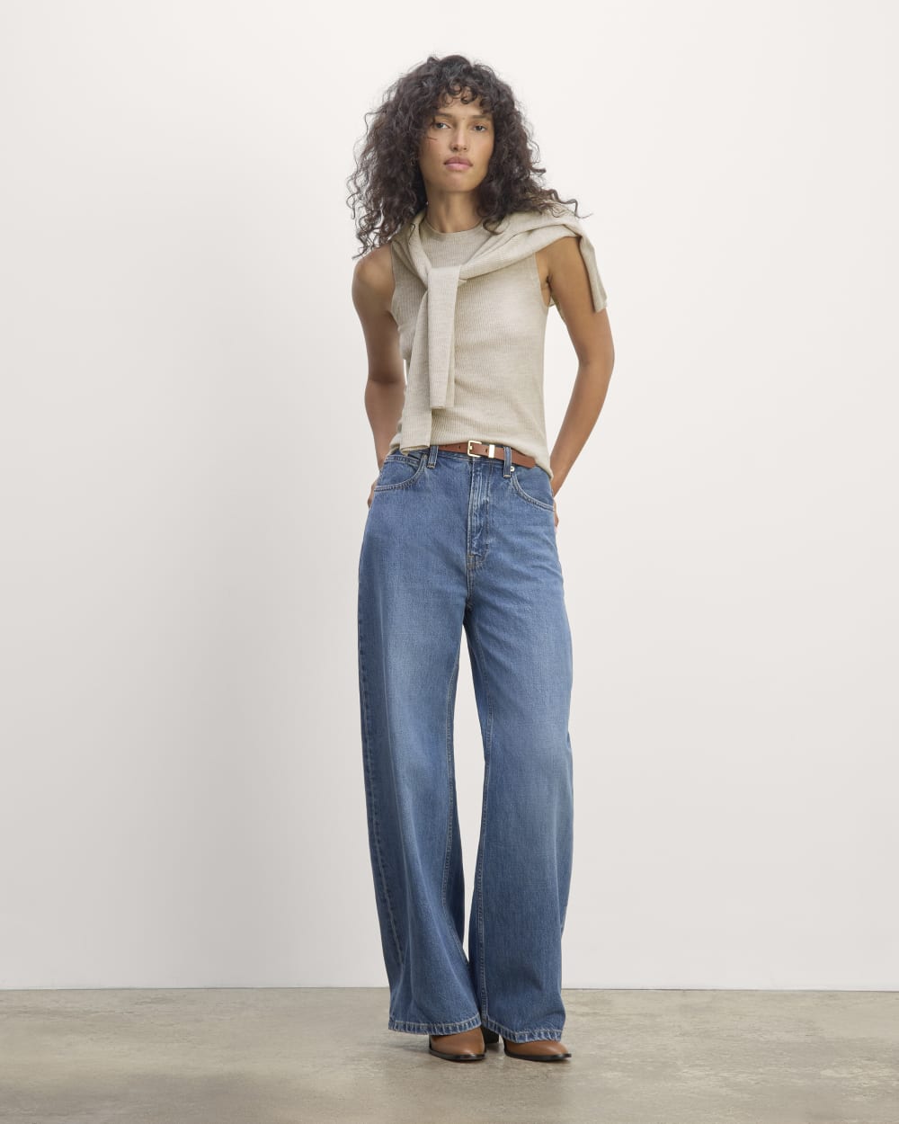 The Tank in Ultrasoft Merino | Heather Oatmeal - Image 3