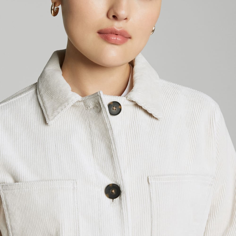The Corduroy Long Shirt Jacket | Sandstone - Image 5