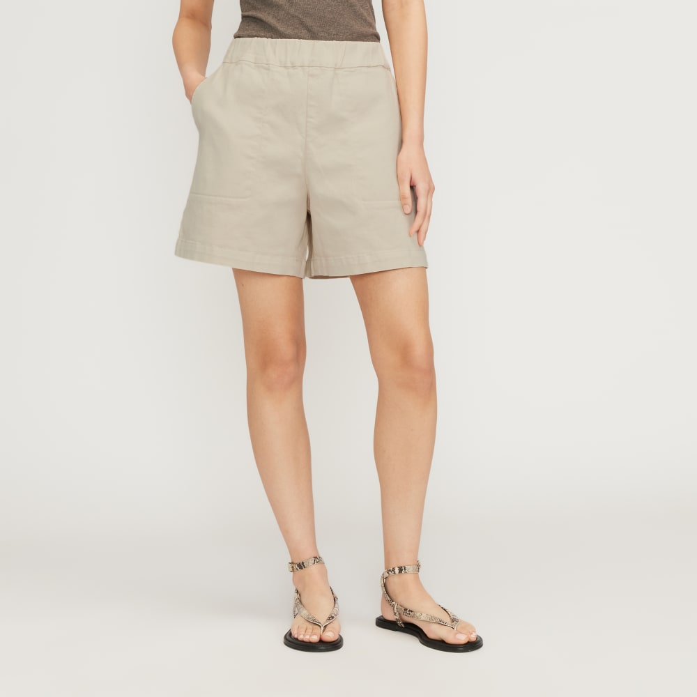 The Organic Pull-On Short | Sandstone