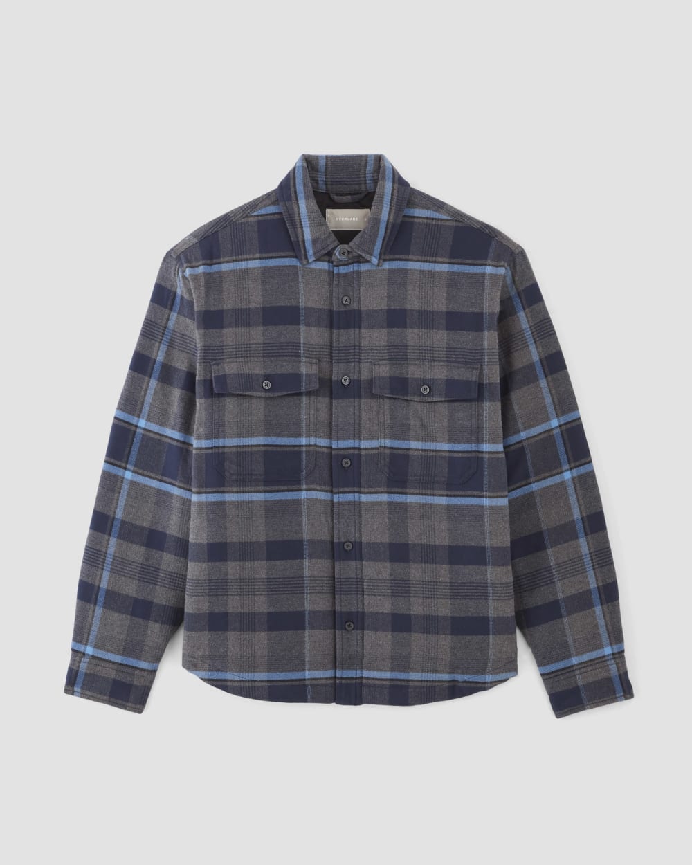 The Flannel Filled Shirt Jacket | Heritage Blue / Black / Navy / Heather Charcoal - Image 2