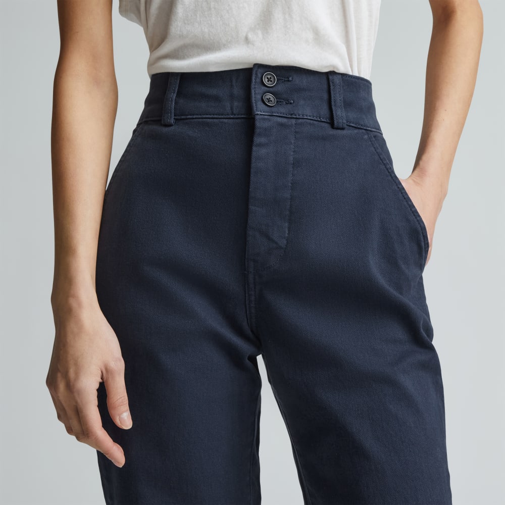 The Organic Straight-Leg Pant | Navy - Image 4