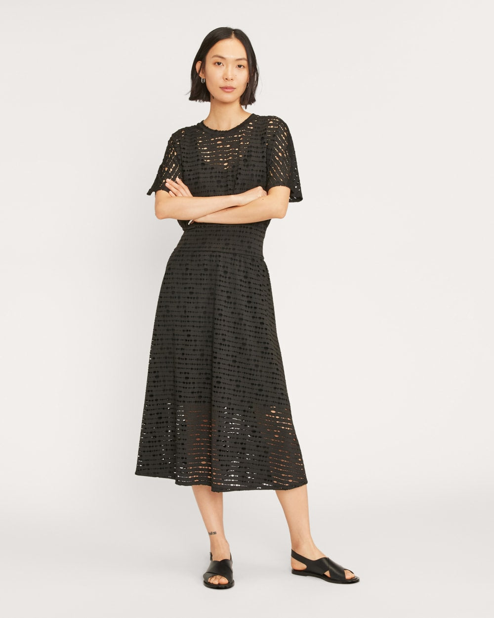 The City Crossover Sandal | Black - Image 5