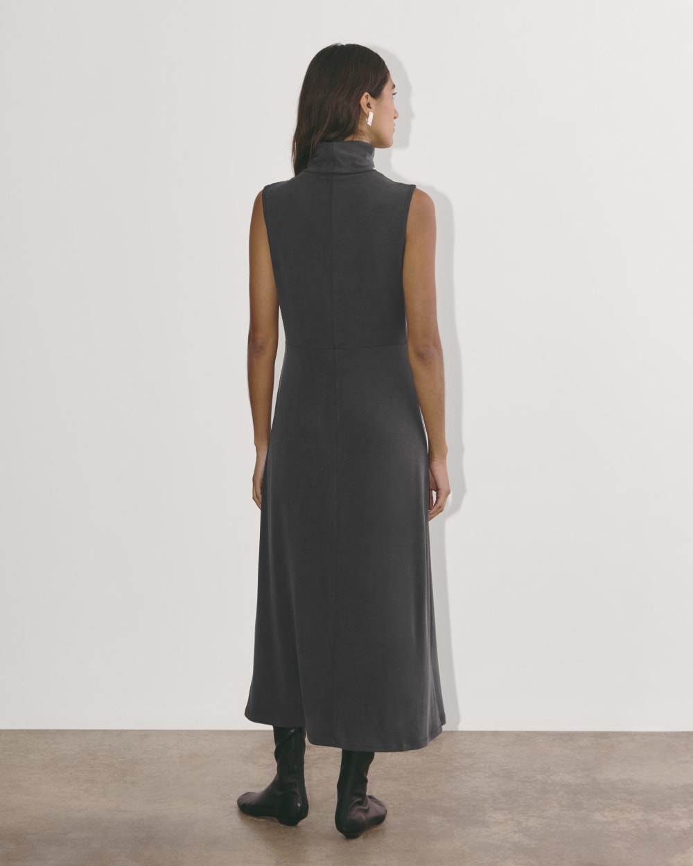 The Madison Dress in Butterknit | Black - Image 5