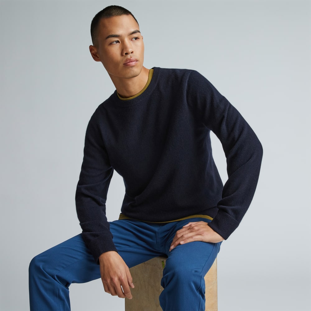 The Grade-A Cashmere Crew | Dark Navy - Image 6