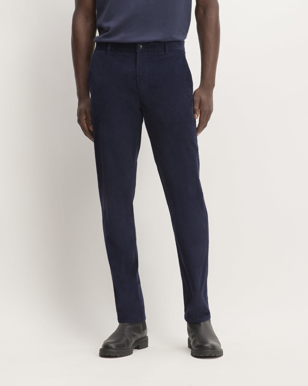 The Straight Fit Corduroy Pant | Navy - Image 3