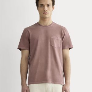 The Essential Organic Garment-Dyed Crew | Brown Garment Dye