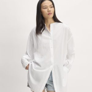 The Gauze Oversized Shirt | White