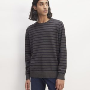 The No-Sweat Sweater | Uniform | Heathered Midnight / Heathered Ash