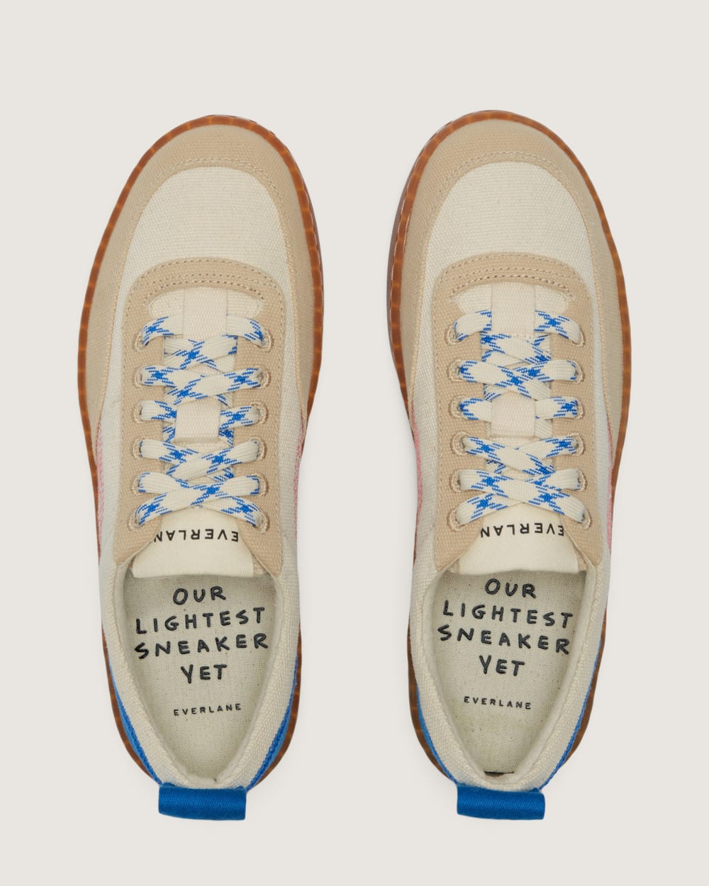 The Tread-Bare Sneaker | Canvas / Lapis Blue / Classic Red - Image 2