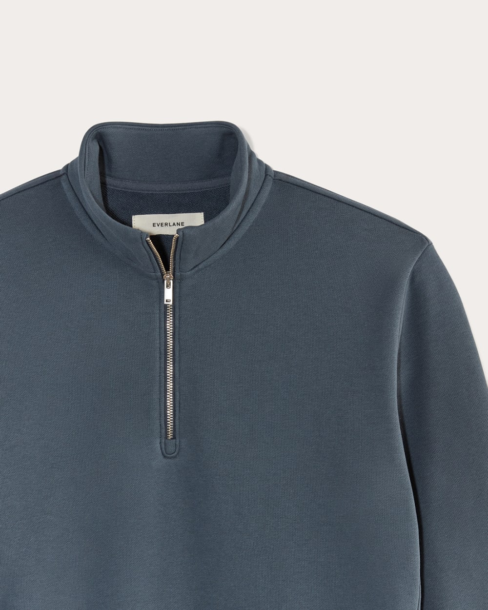 The Off-Duty Terry Quarter-Zip | Midnight Navy - Image 6