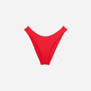 The Thigh-High Bikini Bottom | Bright Red