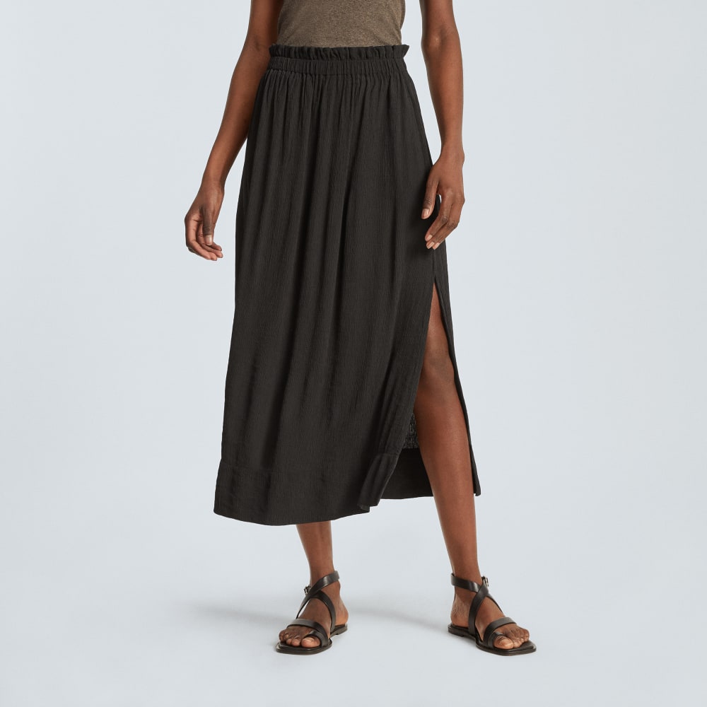 The Naia??Ripple Skirt | Black - Image 2