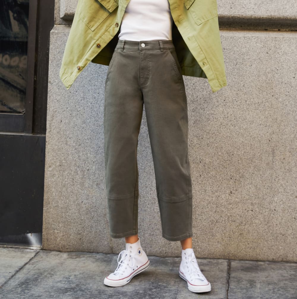 The Utility Barrel Pant | Pewter Green | Regular - Image 10