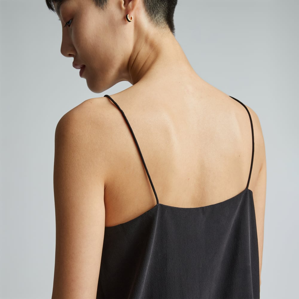 The Washable Clean Silk Cami | Black - Image 5