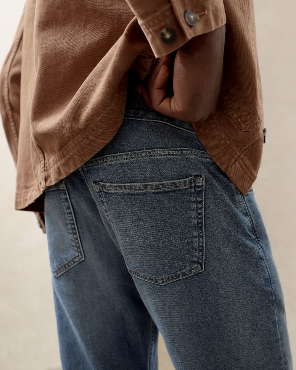 The Selvedge Straight Fit Jean | Drake Vintage Mid Wash - Image 8