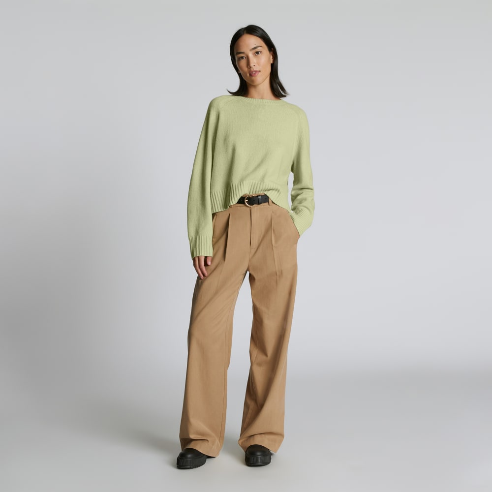 The Cashmere Boxy Crew | Seafoam Green - Image 6