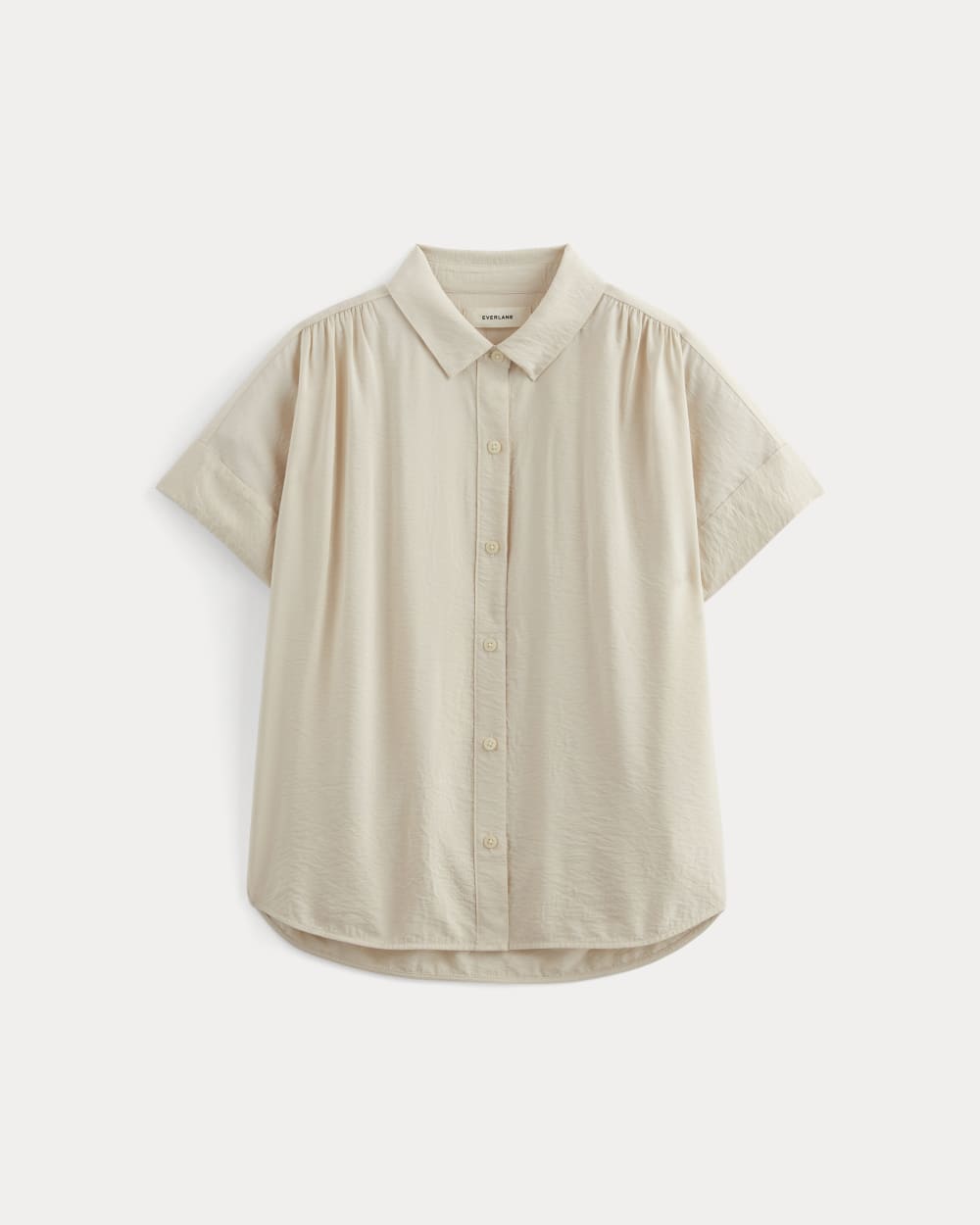 The Square Shirt in SoftLuxe | Sandshell - Image 2