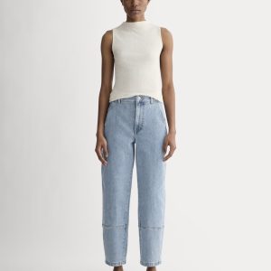 The Utility Barrel Pant | Light Indigo | Regular