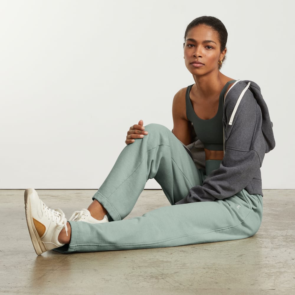 The Track High-Waist Pant | White Sage - Image 3