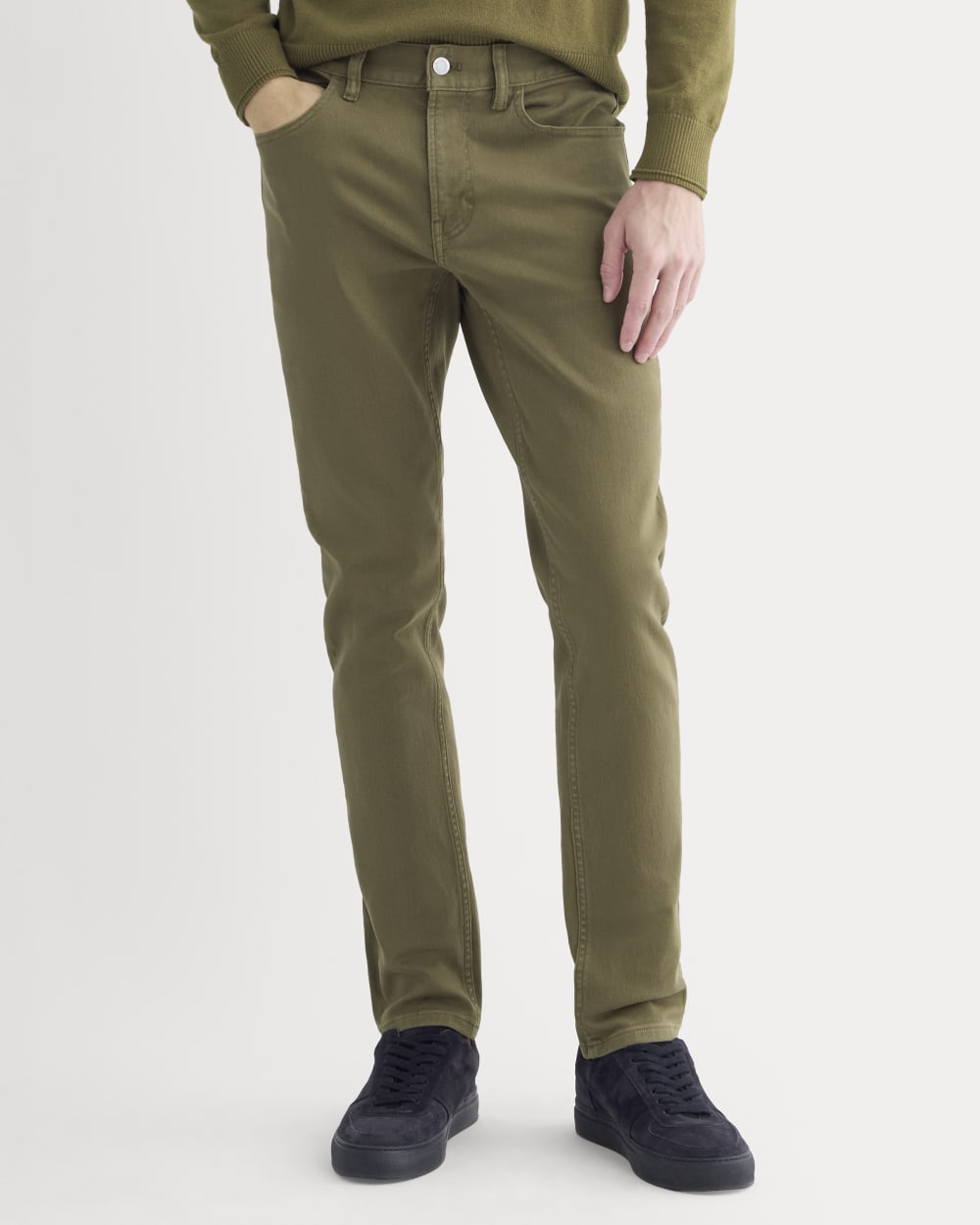 The Stretch Twill 5-Pocket Pant | Beech - Image 3