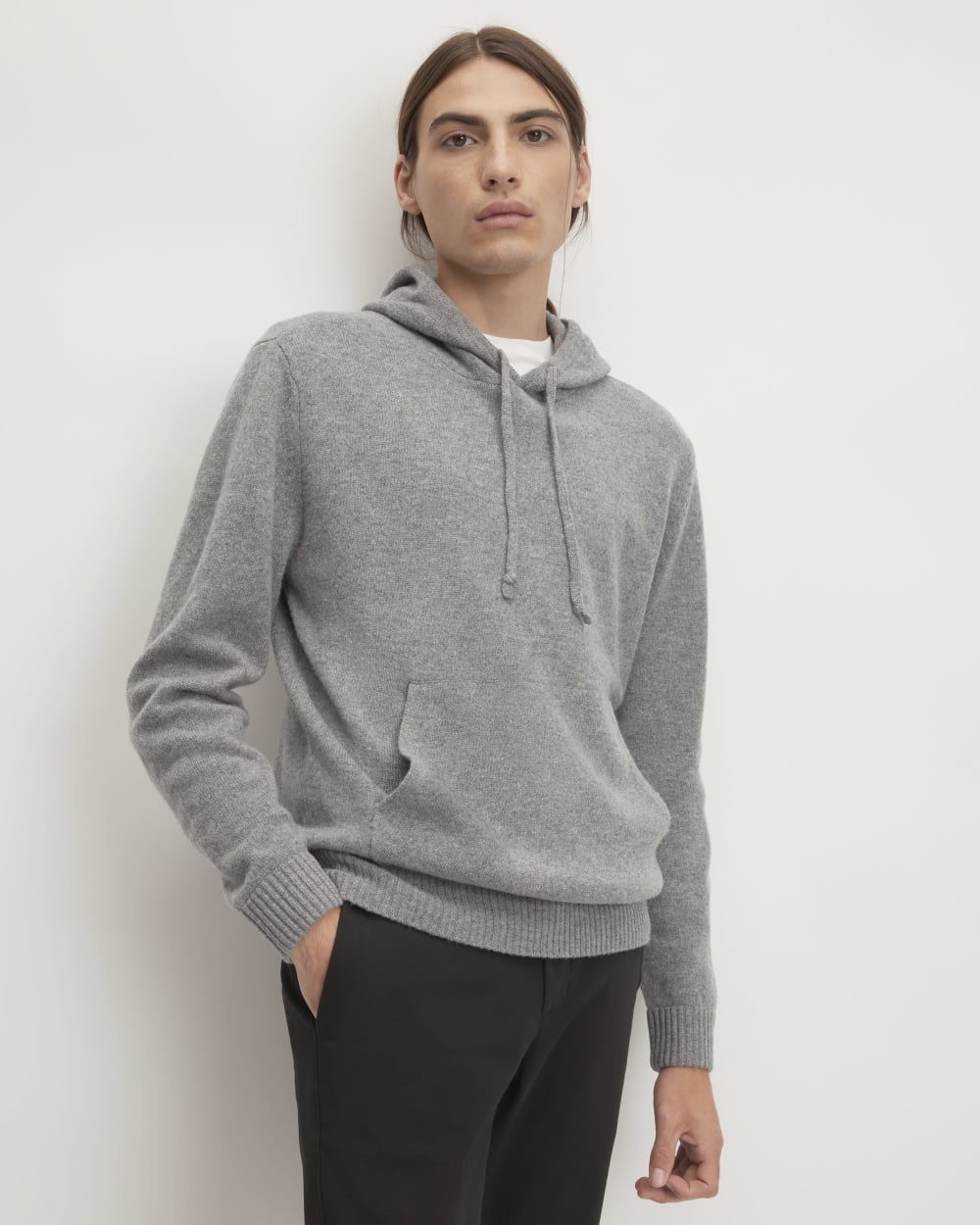 The Felted Merino Hoodie | Grey