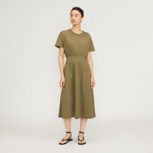 The Organic Cotton Waisted Dress | Kalamata
