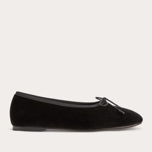 The Day Ballet Flat | Black Velvet