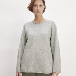 The Cozy-Stretch Crew | Heathered Grey