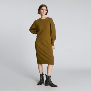 The Cashmere Midi Dress | Tapenade