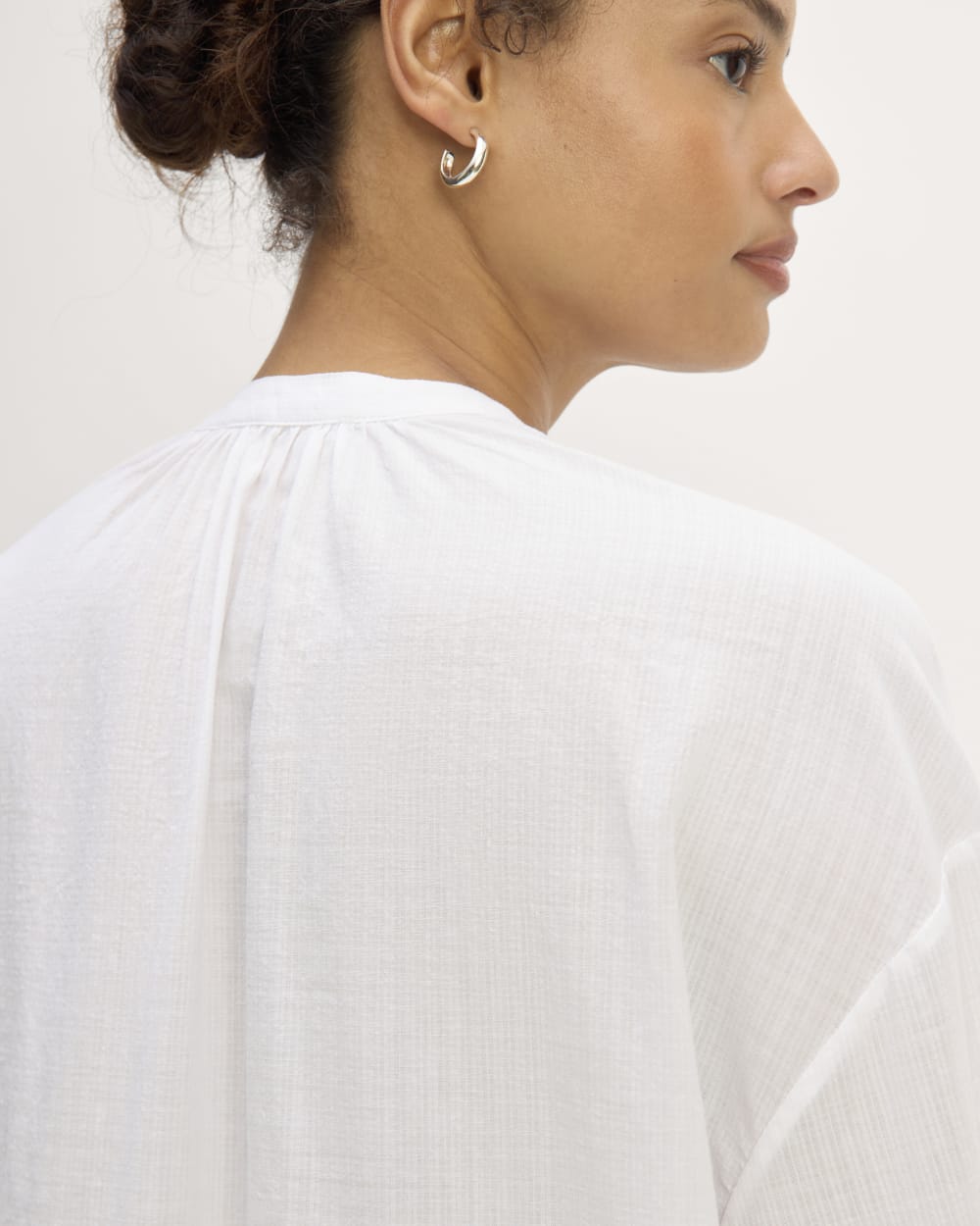 The Gauze Caftan Dress | White - Image 4