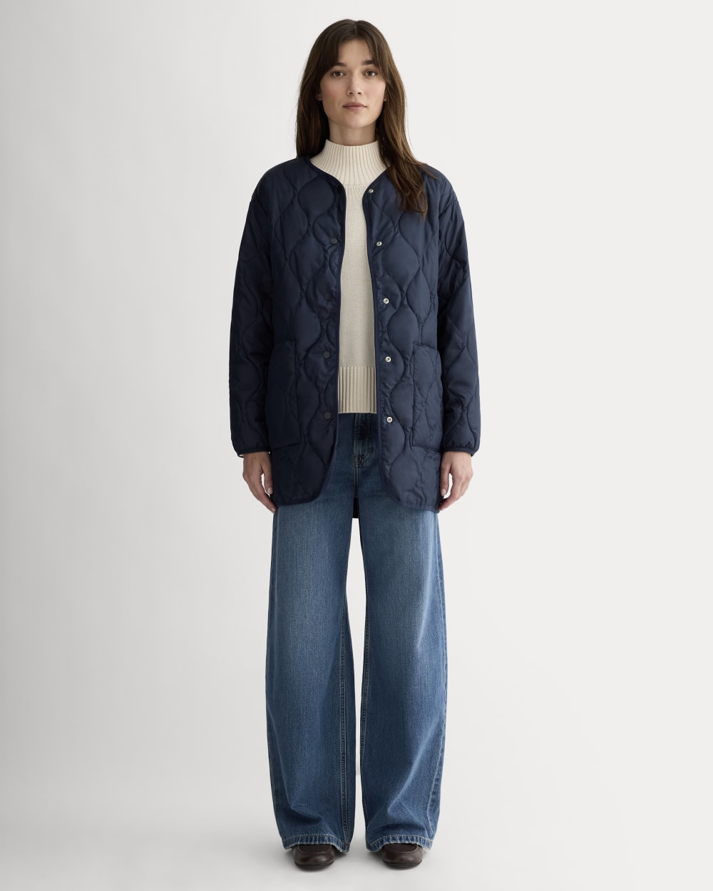 The Quilted Liner | Navy - Image 3