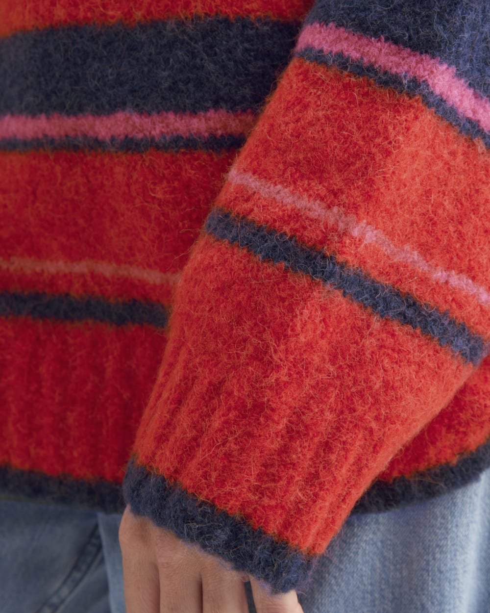 The SuperFuzz Alpaca Crew | Fuchsia Pink / Ocean Cavern / Classic Red - Image 5