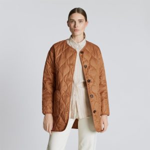 The Quilted Liner | Tawny Brown