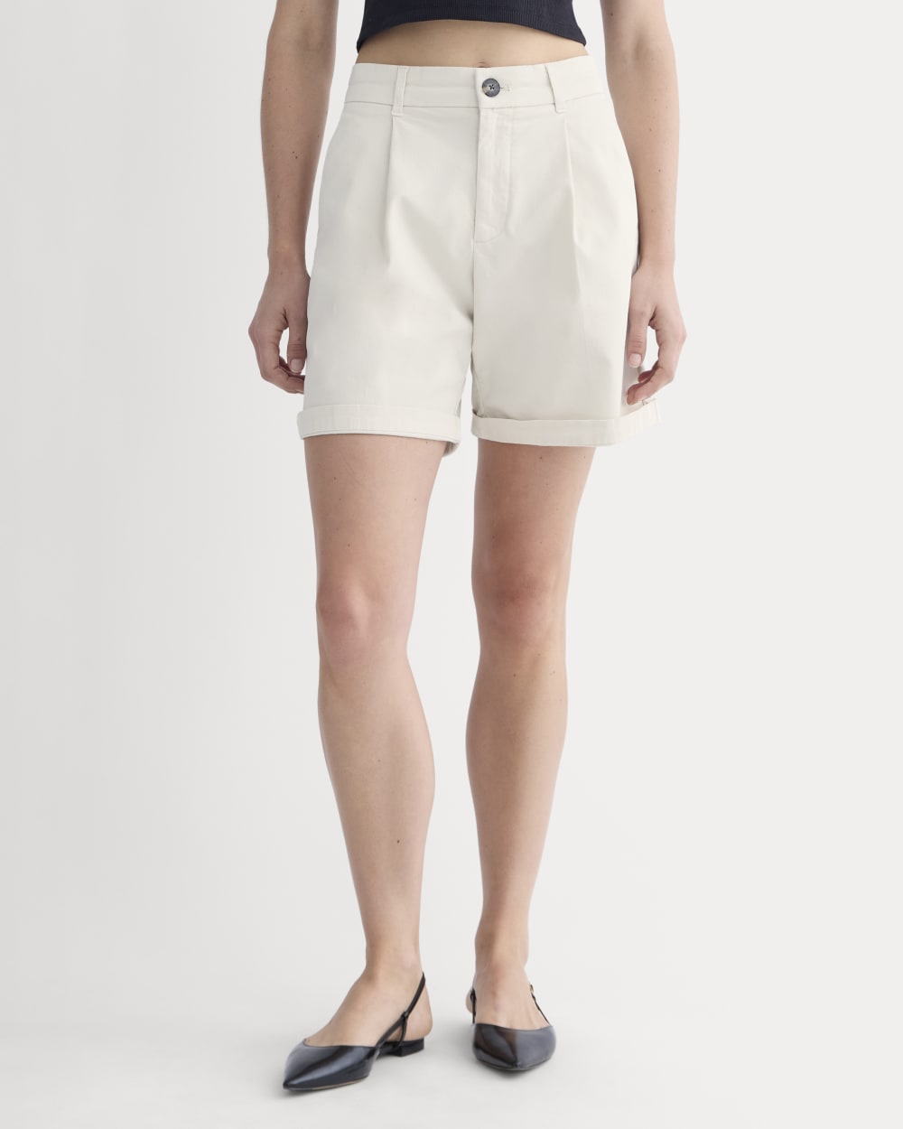 The Pleated Chino Short | Birch - Image 3