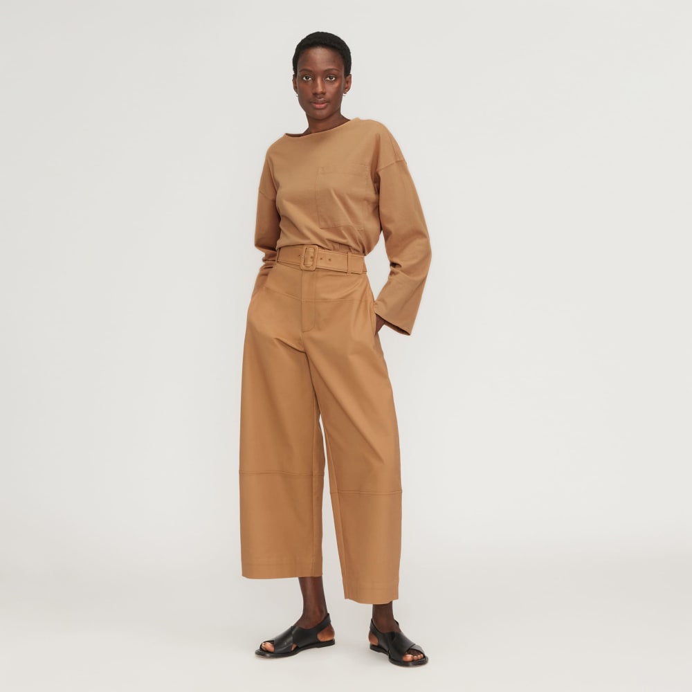 The Premium Weight Oversized Pocket Tee | Caramel - Image 5