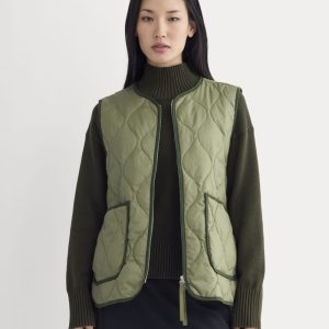 ReNew Quilted Vest | Lichen Green
