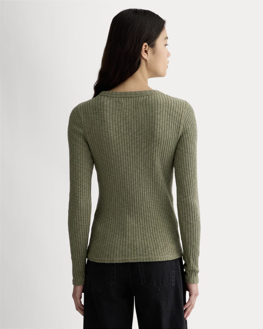 The Cozy Rib Long-Sleeve Tee | Kalamata - Image 5