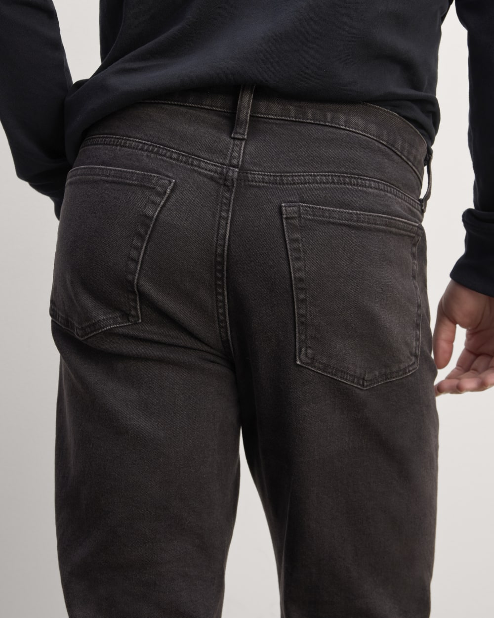 The Organic Cotton Straight-Leg Jean | Washed Black - Image 5