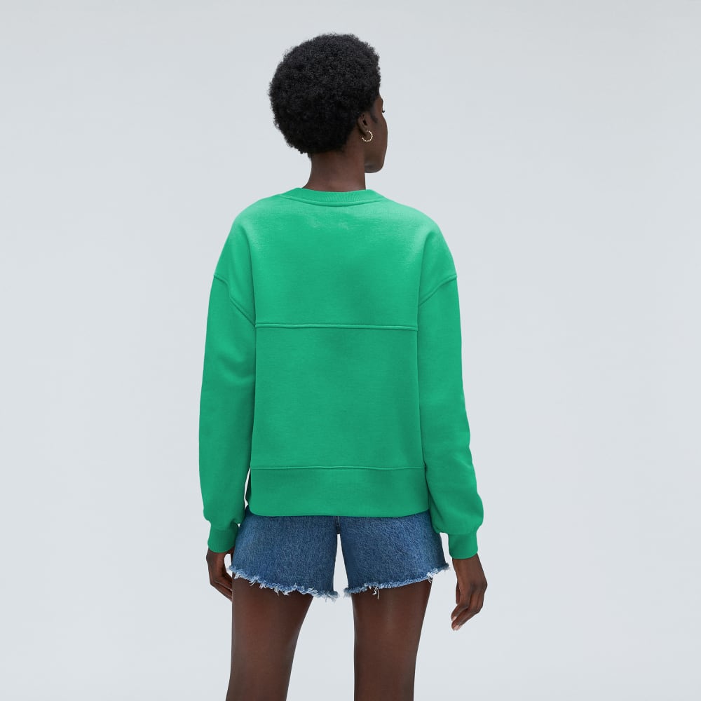 The Track Oversized Crew | Bright Jade - Image 3