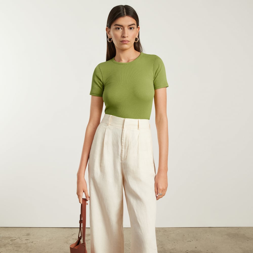 The Pima Micro-Rib Crew Tee | Pepper - Image 6