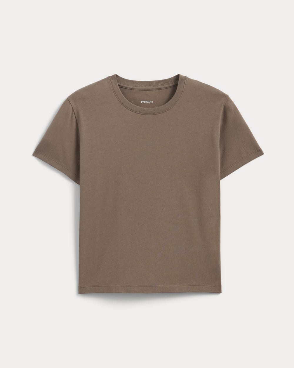 The Box-Cut Tee in Essential Cotton | Clay | No Pocket - Image 2